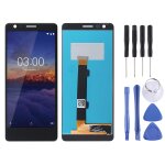 Ecran lcd et digitizer full assembly pour nokia 3. 1 (noir)