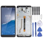 Écran lcd et numériseur assemblage complet avec cadre pour nokia c3 (noir) Écran lcd et numériseur assemblage complet avec cadre pour nokia c3 (noir)