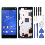 �cran lcd oem pour sony xperia z3 mini assemblage complet du num�riseur compact avec cadre (vert)