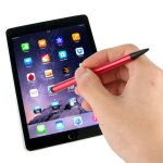 cran tactile capacitif rsistif precision touch stylet  double pointe (rouge)