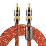 Emk tz / a 3m od8. 0mm plaqu or tte mtallique rca  rca fiche cble coaxial numrique cble audio ...
