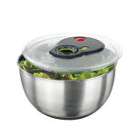Emsa essoreuse à salade 4, 5l turbo noir / inox Emsa essoreuse à salade 4, 5l turbo noir / inox