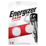 Energizer battery (cr2430) button lithium (2 batteries / blister) 3v