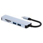 Enkay hat - prince adaptateur de station d'accueil 5 en 1 hub lecteur de carte sd / tf, interface : type ...
