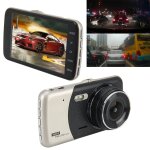 Enregistreur de voiture d affichage hd d enregistrement vid�o hd de 4 pouces avec appareil photo f2. ...
