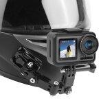 Ensemble de montage fixe pour bras multi - articulation adh�sif pour casque de cyclisme avec vis � boucle ...
