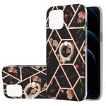 Épisseur de galvanoplastie modèle de fleur de marbre tpu cas antichoc avec porte - bague en strass pour ... Épisseur de galvanoplastie modèle de fleur de marbre tpu cas antichoc avec porte - bague en strass pour ...