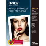 Epson archival papier mat a 3, 50 f. , 189 g s 041344 Epson archival papier mat a 3, 50 f. , 189 g s 041344