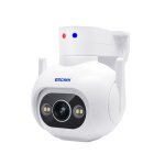 Escam pt304 hd 4mp suivi de dtection humanode connexion wifi alarme sonore vision nocturne intelligente ...