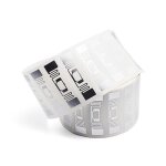 tiquettes autocollantes nfc avec puce ntag213, tiquettes rfid uhf  incrustation humide, taille : 73 ...