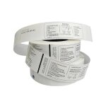 tiquettes pour bagages avec puce monza r6 - p, tiquettes rfid uhf, incrustation sche, dimensions : ...