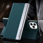�tui en cuir � bascule horizontal ultra - mince ultra - mince de lat�rale avec support pour iphone 13 ...
