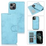 �tui de cuir horizontal horizontal r�tro 2 en 1 avec des machines � roulettes et portefeuille pour iphone ...