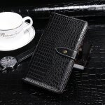 �tui de cuir horizontal de texture de crocodile idewei avec support & portefeuille pour iphone 13 pro ...
