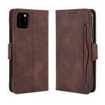 Etui en cuir de style portefeuille style skin veau pour iphone 11 pro max, avec fente pour carte spare ...