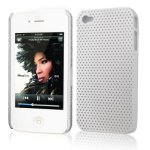 Etui 'grid case' apple iphone 4 / 4s - blanc Etui 'grid case' apple iphone 4 / 4s - blanc