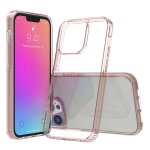 �tui de protection en acrylique tpu + acrylique anti - gratter pour iphone 13 pro (rose)