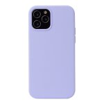 �tui de protection anti - choc liquide de couleur solide pour iphone 13 pro (violet l�ger)