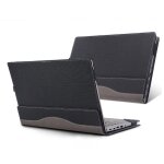 �tui de protection anti - chute en cuir pour ordinateur portable pour hp envy x360 13 - ag ar (gris fonc�) ...