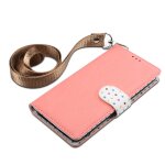 Etui  rabat horizontal en cuir avec fentes pour cartes, porte - monnaie et lanire pour iphone 11 pro ...