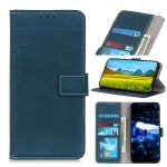 Etui  rabat horizontal en cuir avec texture croco magntique pour iphone 11 pro max, avec support et ...
