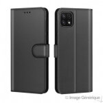 �tui � rabat similicuir pour samsung galaxy a26 5g - noir (en vrac)