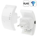 Expanseur de plage de rpteur wifi 802. 11n sans fil n 300mbps (ws - wn518w2) (blanc)