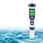Ez - 9909 ph / salinit� / temp�rature / tds / ec 5 - en - 1 test pen d�tecteur multifonctionnel de qualit� ...