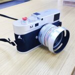 Faux mod�le appareil photo reflex num�rique factice accessoires de studio photoleica m (argent)