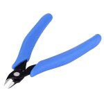 Fc - 120 mini pinces �lectroniques diagonale c�t� coupe c�ble coupe - fil r�paration outil � main (bleu) ...