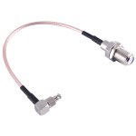 Femelle 15cm f au cble ts9 + crc9 rg316