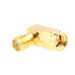 Femelle plaqu�e or sma femelle � sma adaptateur avec angle de 90 degr�s