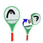 Forme de raquette de tennis usb flash disk (4 go)