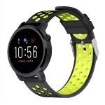 Pour fossil gen 5 carlyle / julianna / garrett / carlyle hr bracelet de montre en silicone bicolore (jaune) ...