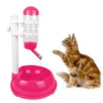 Fournitures d'alimentation de bol pour animaux de compagnie de fontaine  boire automatique relevable ...