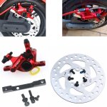 Frein hydraulique modifi� pour scooter 3 en 1 + disque de frein � disque de 120 mm + ensemble de si�ge ...