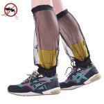Fwktt - 001 couvre - pieds anti - moustiques en maille pour sports de plein air camping adventure (noir) ...
