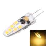 G4 2w 180lm ampoule de ma�s, 12 led smd 2835 silicone, dc 12v, petite taille: 4. 1x1x1cm (blanc chaud) ...