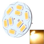 G4 4w, blanc chaud, lumire dcorative ronde pour 200lm 9 led smd 5730 pour dcoration intrieure / extrieure ...