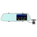 G705 5 pouces lcd tactile rtroviseur voiture enregistreur de voiture avec camra spare, 170 degrs ...