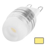 G9 2w anti - brouillard led, 180lm, lumi�re blanche chaude 3000 - 3500k, 12v cc