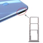 Pour galaxy a20 a30 a50 plateau de carte sim + plateau de carte sim + plateau de carte micro sd (gris) ...