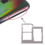 Pour galaxy a40 plateau de carte sim + plateau de carte sim + plateau de carte micro sd (gris)
