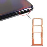 Pour galaxy a70 plateau de carte sim + plateau de carte sim + plateau de carte micro sd (orange)
