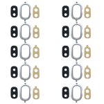Pour galaxy j4, j400f / ds, j400g / ds lunette de camra arrire 10 pices avec couvercle d'objectif ...