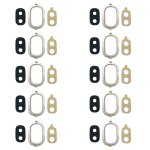 Pour galaxy j4, j400f / ds, j400g / ds lunette de camra arrire 10 pices avec couvercle d'objectif ...
