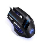 Gaming bloodbat gm02 7 keys usb wired opoelectronics jeu mouse digital respiratory lights souris