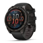 Garmin fenix 8 47mm, gps, silicon black band black eu