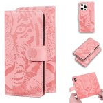 Modle de gaufrage de tigre horizontal flip cuir toot avec porte - carte et portefeuille pour iphone ...