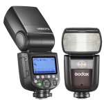 Godox v860 iiii - n 2. 4ghz sans fil ttl ii hss flash speedlite pour nikon (noir)